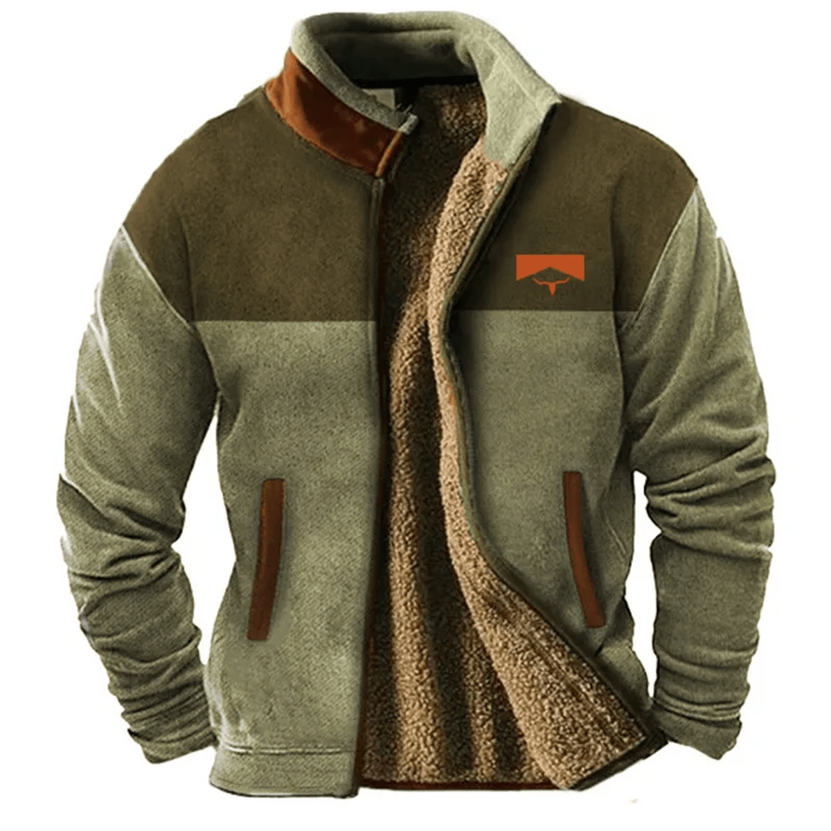 Sima Heren Zipjack | Soft Polyester Cotton Blend, Relaxed Fit