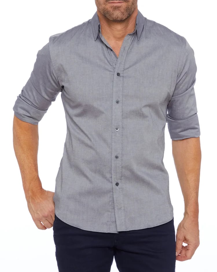 Sleek Men's Zip Shirt | Lightweight Egyptian Cotton Blend 5
