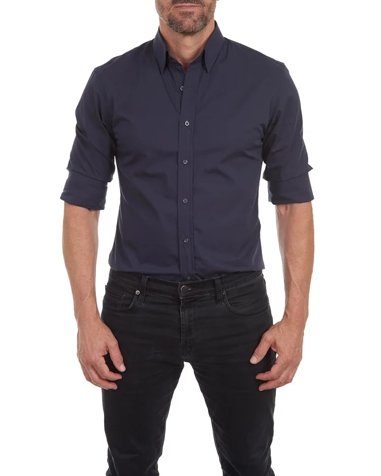 Sleek Men's Zip Shirt | Lightweight Egyptian Cotton Blend 8