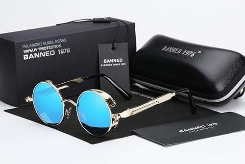 Sleek Steampunk Sunglasses | Polarized Lenses, Stylish Design 4