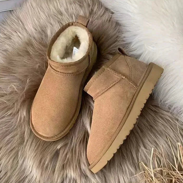 Snow Women Snowboots | Real Sheepskin, Comfortable and Trendy