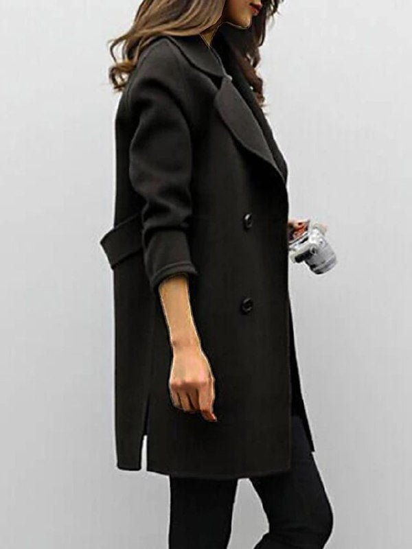 Sofie Ladies Trench Coat | Timeless Design, Tailored, Black