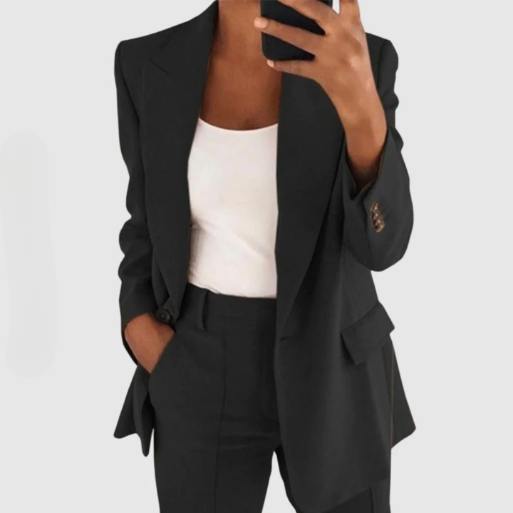 Sophia Women's Blazer Set | Cotton-Silk Blend, Tailored Fit 0
