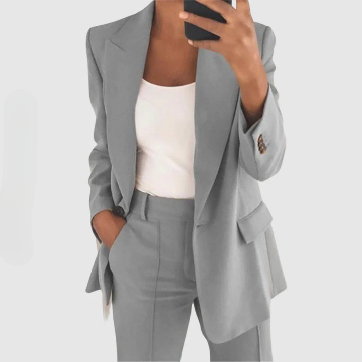 Sophia Women's Blazer Set | Cotton-Silk Blend, Tailored Fit 6