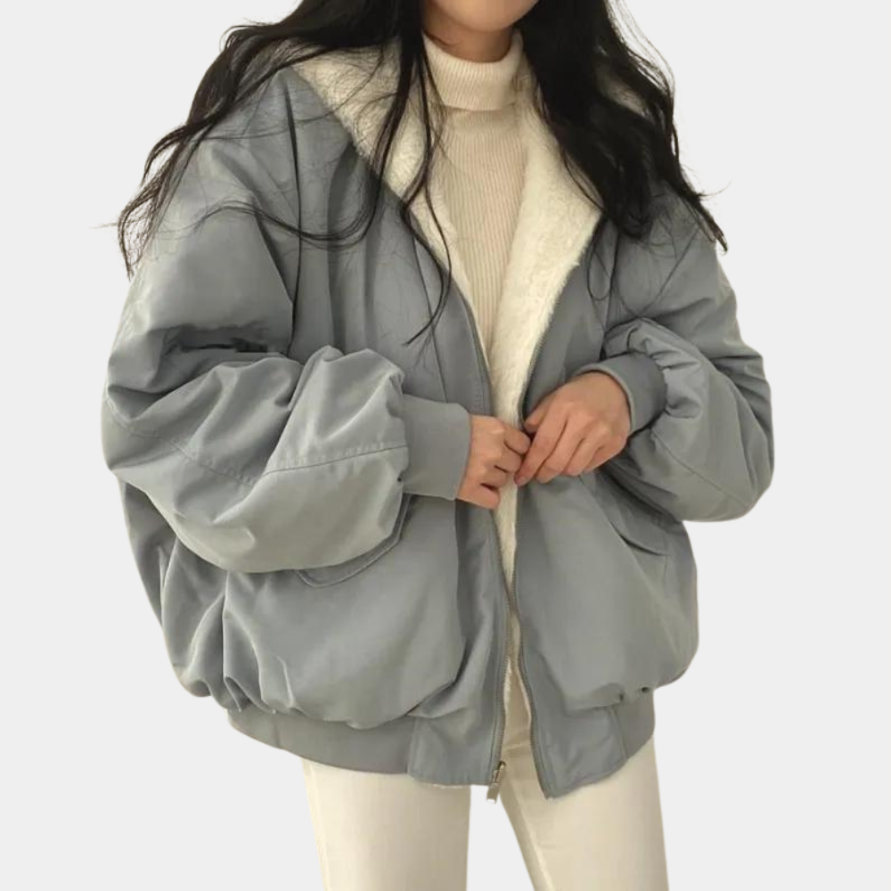 Sophie Women's Winter Jacket | Lined Interior, Trendy Short Cut