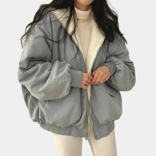 Sophie Women's Winter Jacket | Lined Interior, Trendy Short Cut