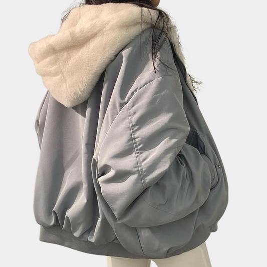 Sophie Women's Winter Jacket | Lined Interior, Trendy Short Cut