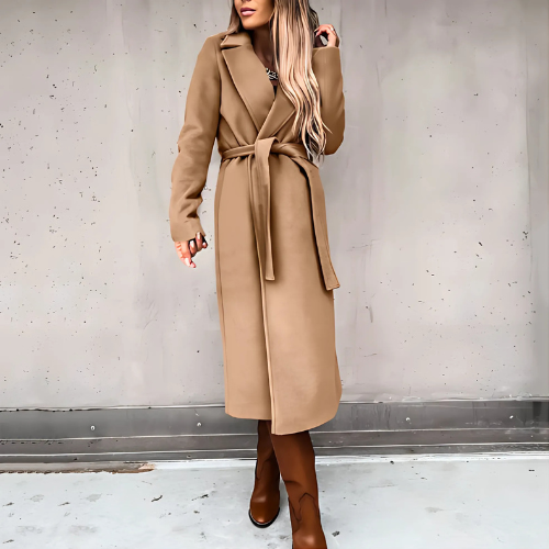 Sophie Lange Women's Winter Coat | High-Quality Wool Blend, Stylish and Comfortable