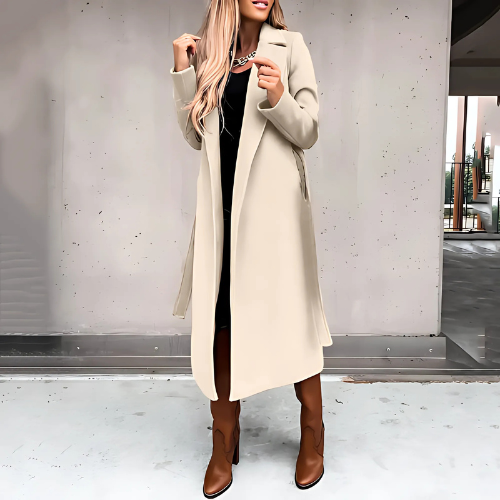 Sophie Lange Women's Winter Coat | High-Quality Wool Blend, Stylish and Comfortable