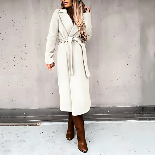 Sophie Lange Women's Winter Coat | High-Quality Wool Blend, Stylish and Comfortable