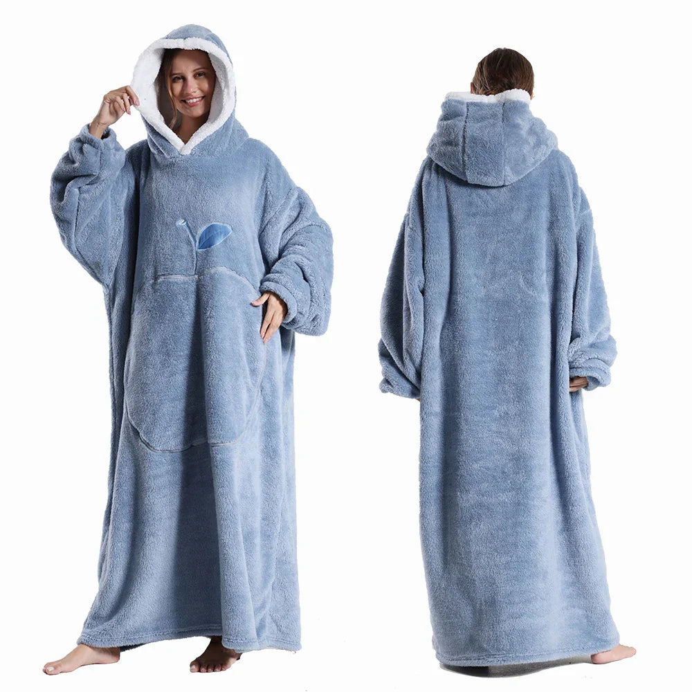 Sora Unisex Portable Blanket | Super Soft Plush, With Hood