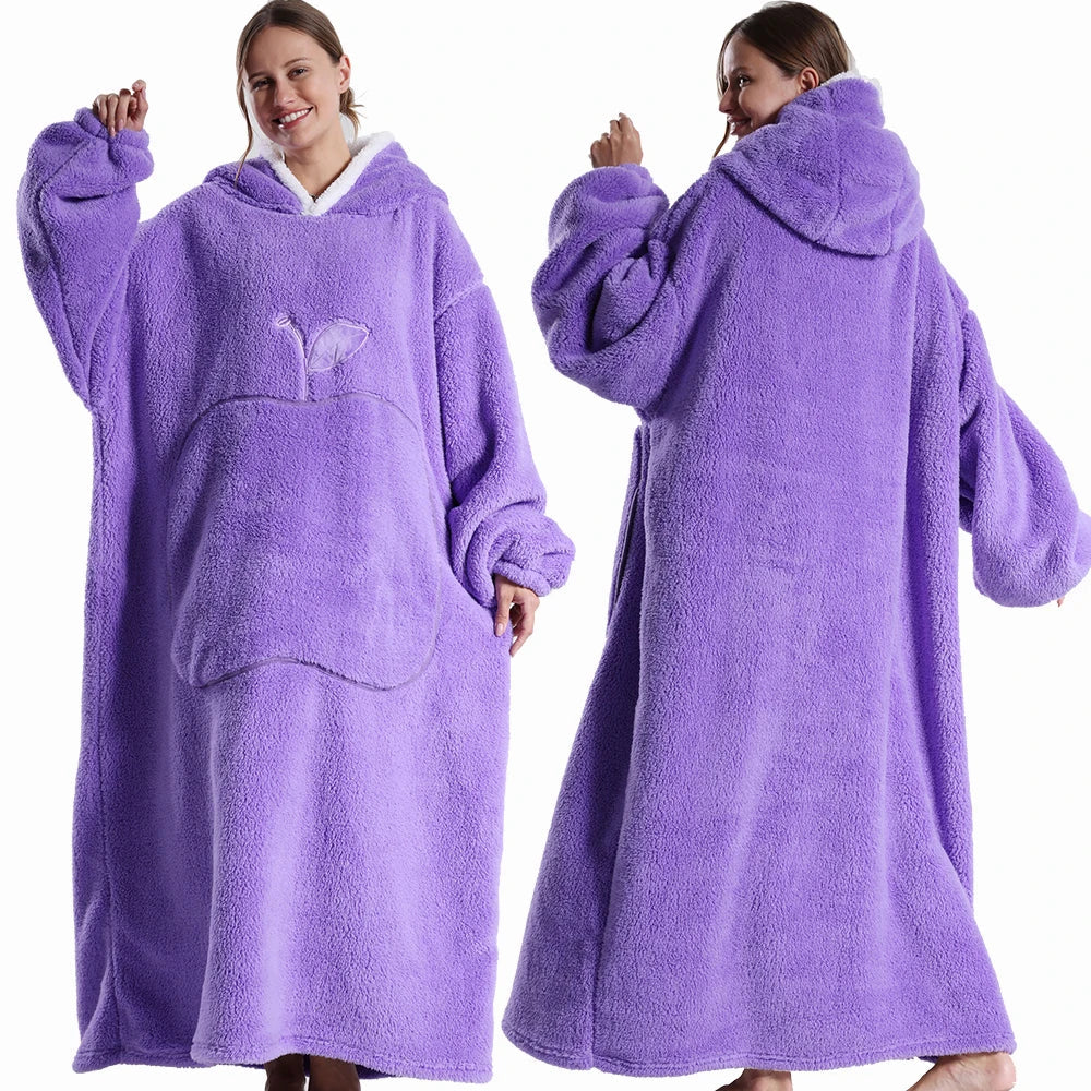 Sora Unisex Portable Blanket | Super Soft Plush, With Hood