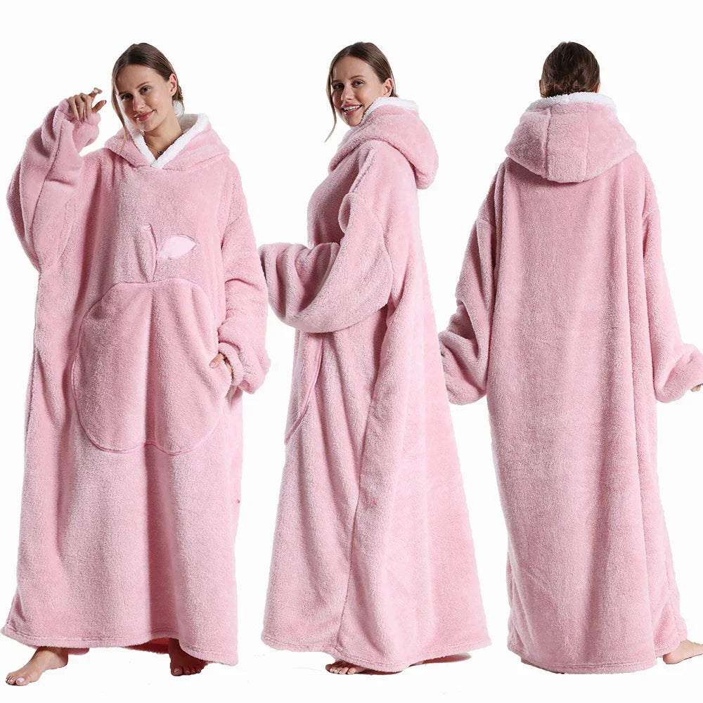 Sora Unisex Portable Blanket | Super Soft Plush, With Hood