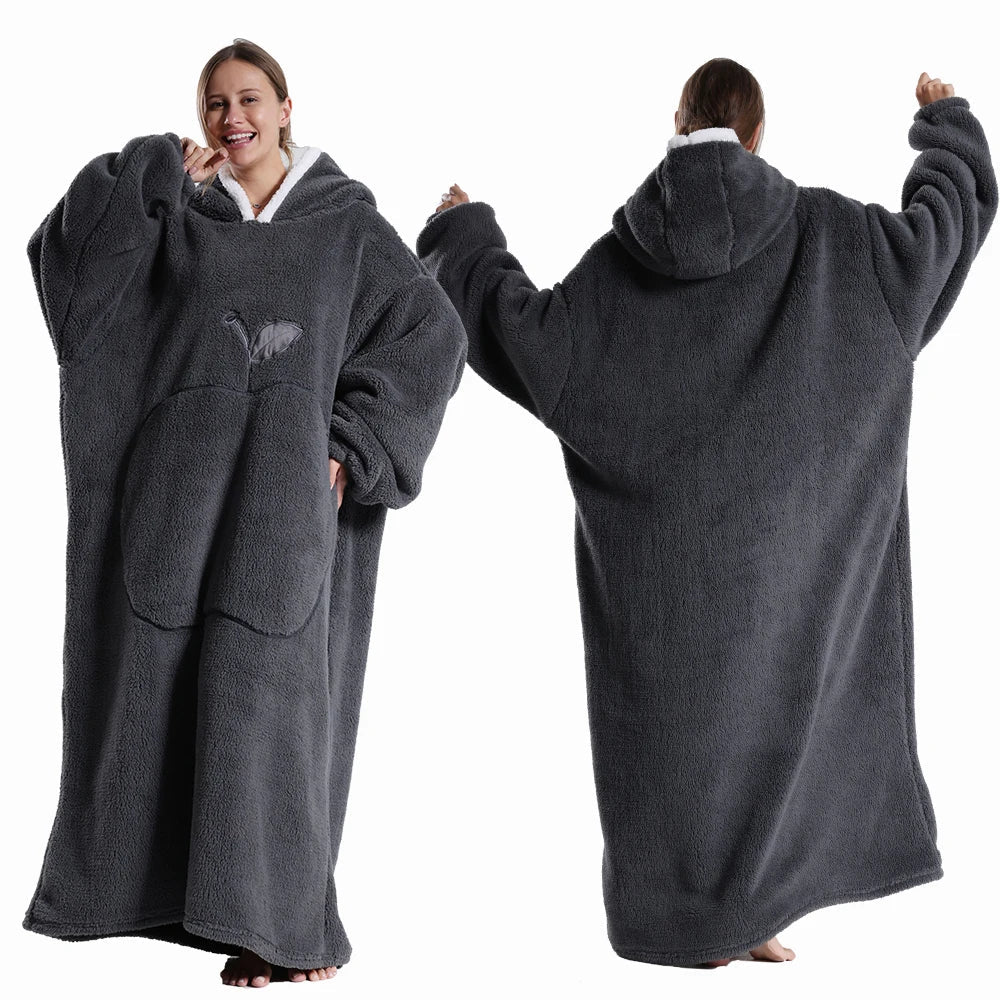 Sora Unisex Portable Blanket | Super Soft Plush, With Hood