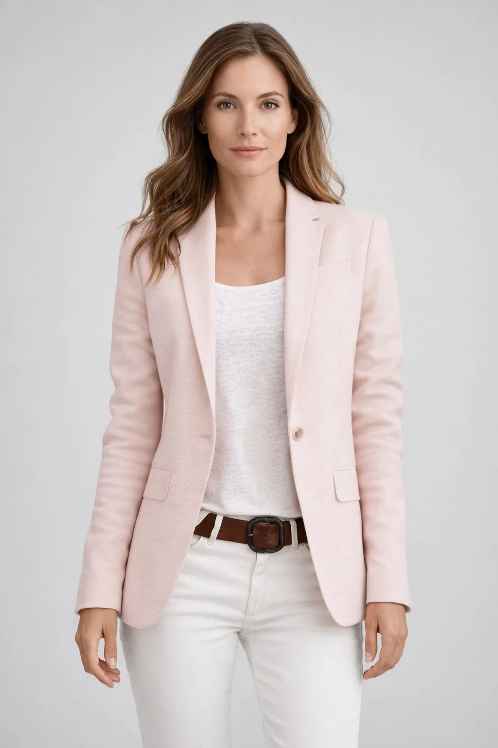 Soren Women's Slim Blazer | Single Button, Notched Lapels 3