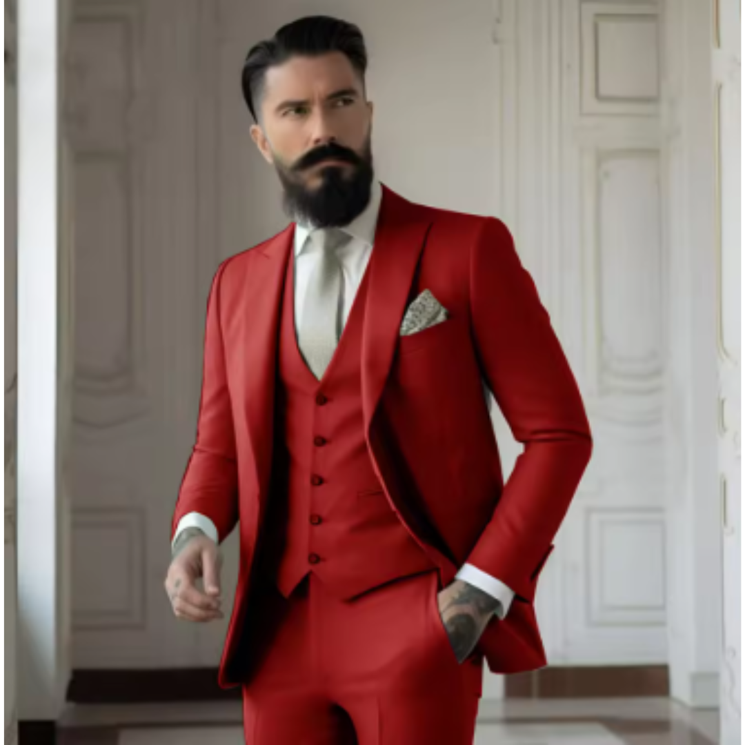 Sven Three-Piece Men's Wedding Guest Suit | Sage Green, Elegant