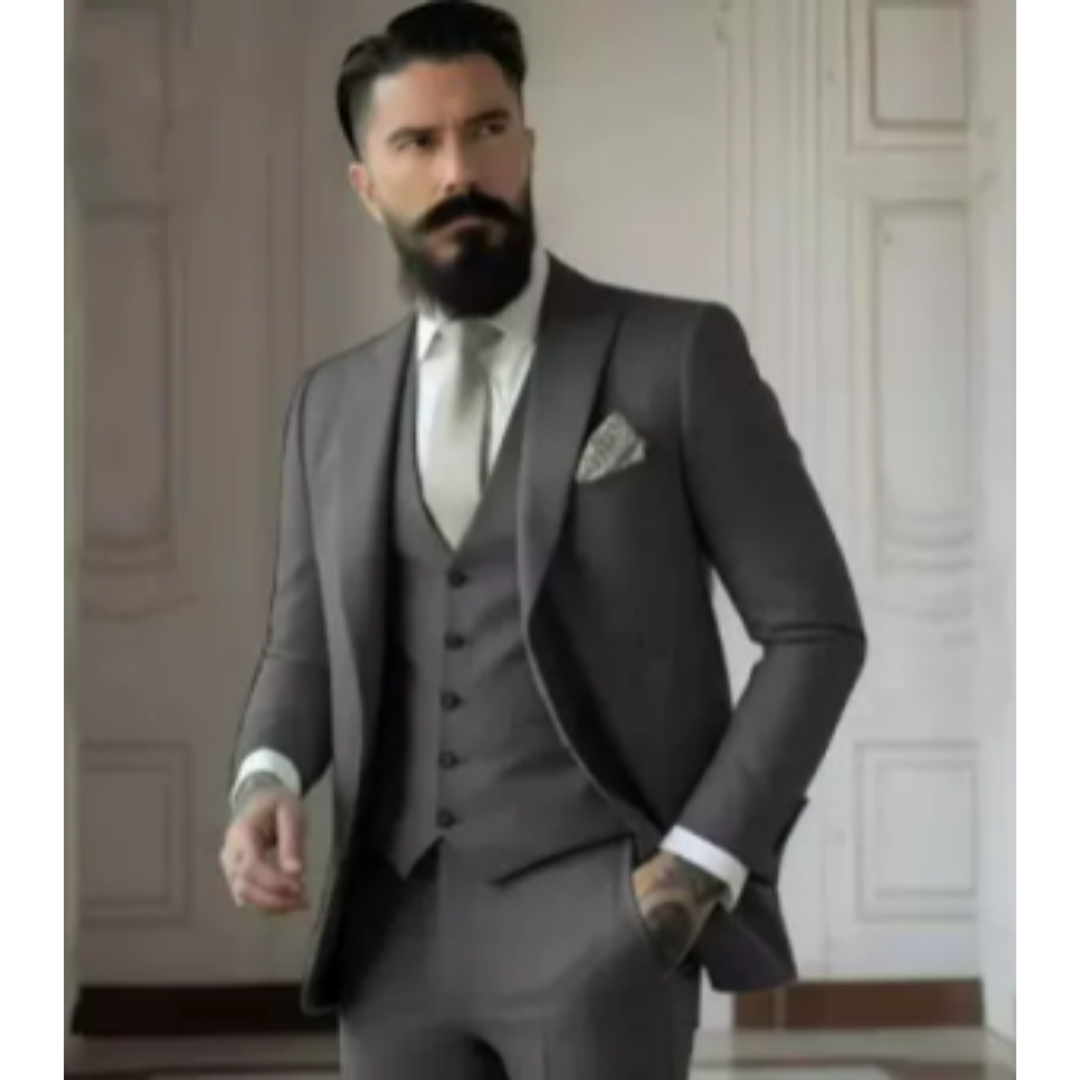 Sven Three-Piece Men's Wedding Guest Suit | Sage Green, Elegant