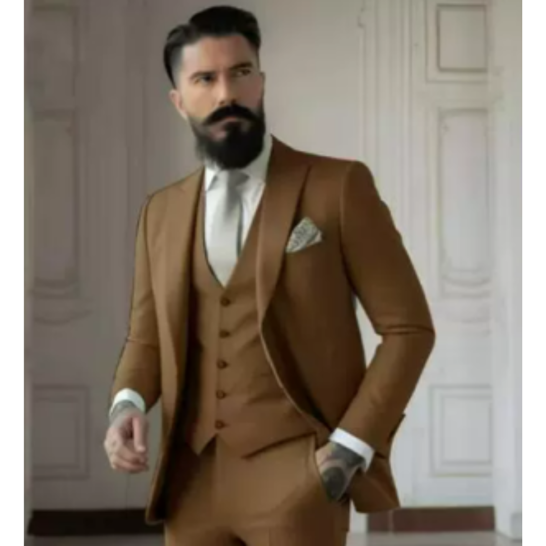 Sven Three-Piece Men's Wedding Guest Suit | Sage Green, Elegant