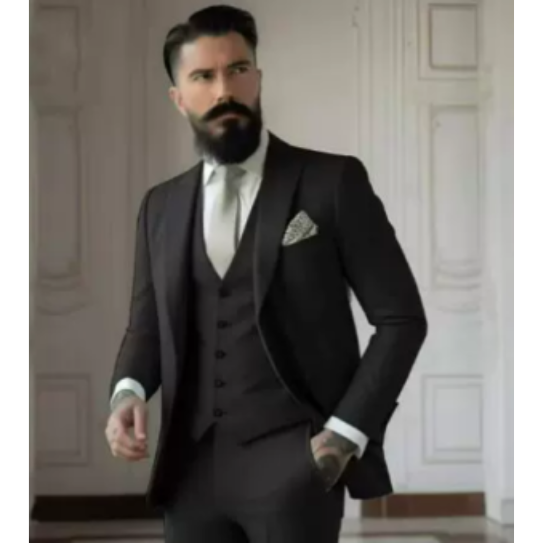 Sven Three-Piece Men's Wedding Guest Suit | Sage Green, Elegant