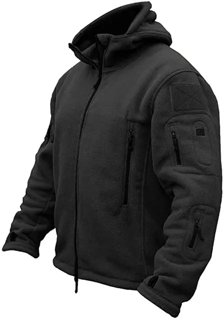 Tactical Fleece Hooded Jacket | Comfortable and Stylish 0