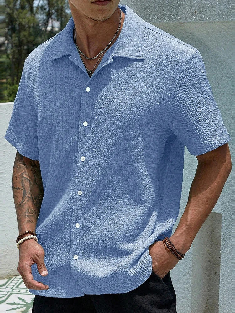 Tango Men's Shirt | Textured Fabric, Classic Fit 3