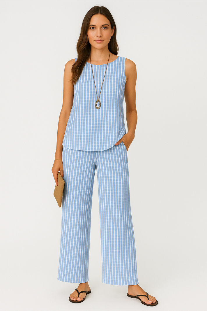 Yara | Stylish Summer Set with Square Neckline