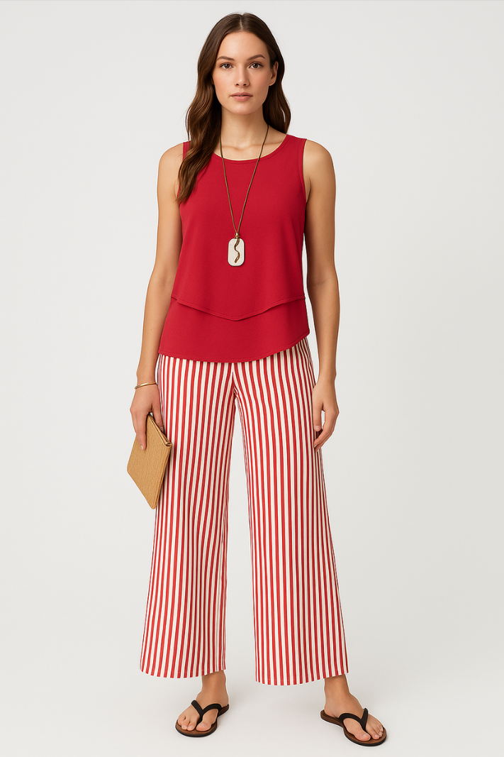 Yara | Stylish Summer Set with Square Neckline