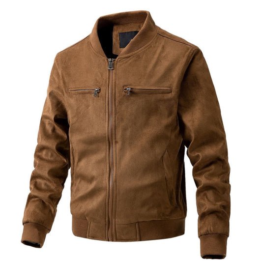 Tomlin Men's Jacket | Velvety Suede-Look, Warm Lining 0