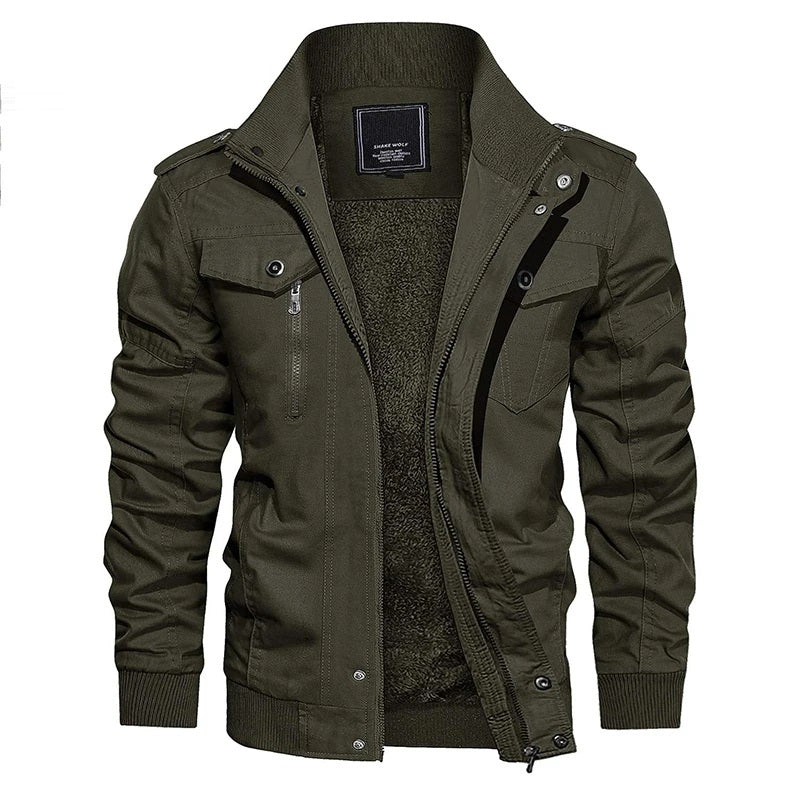 Tough Military Jacket for Men | Durable Winter Style 8