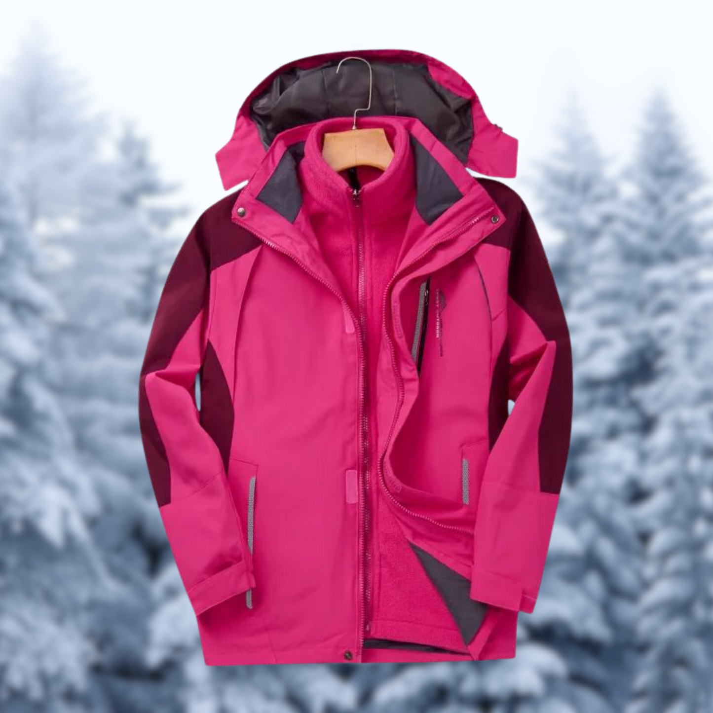 Uptown Women's 3-in-1 Jacket | Waterproof, Stylish 2
