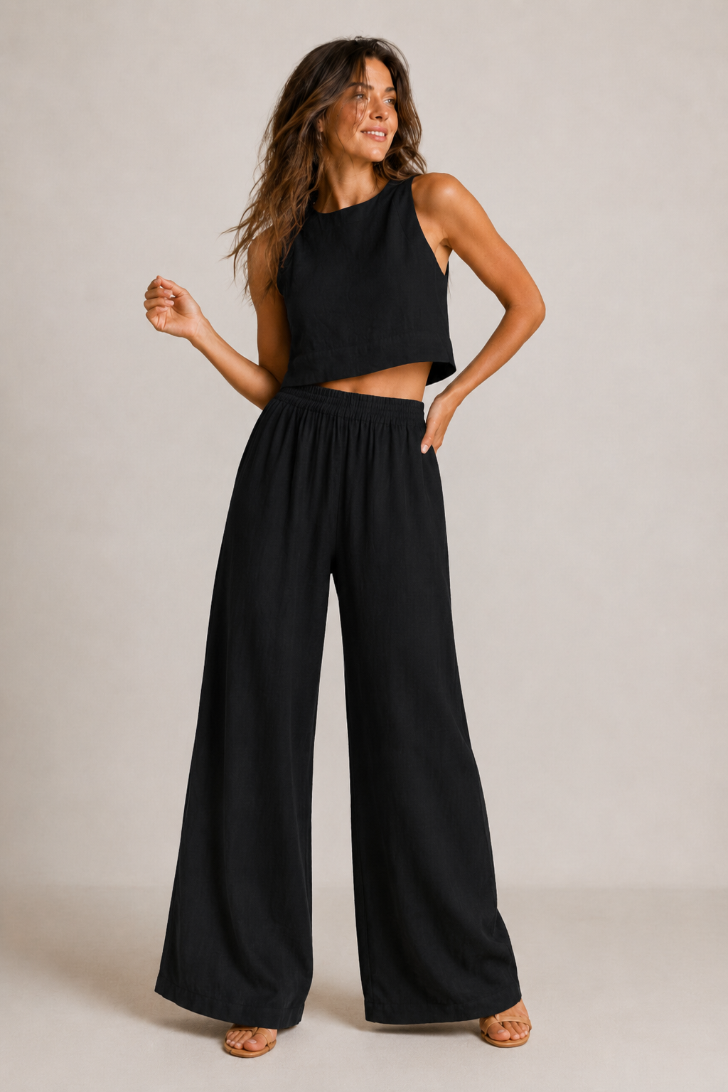 Vera Women's Summer Set | Cotton Blend Two-Piece Loungewear, Breathable & Relaxed Fit 1