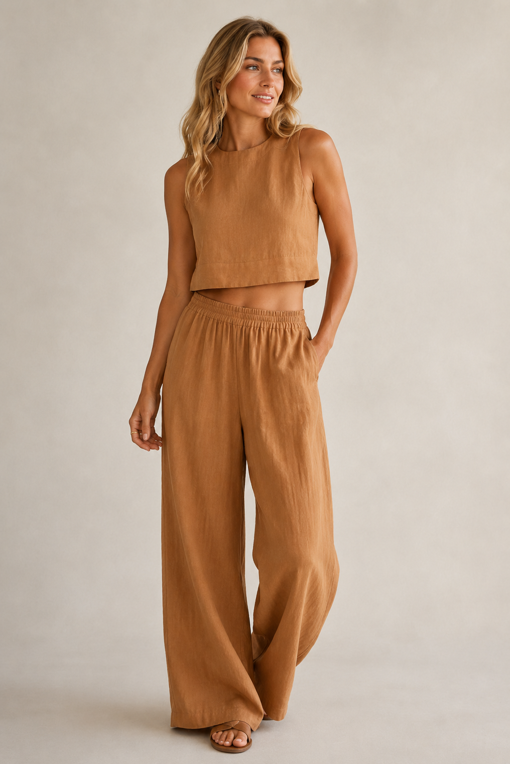Vera Women's Summer Set | Cotton Blend Two-Piece Loungewear, Breathable & Relaxed Fit 2