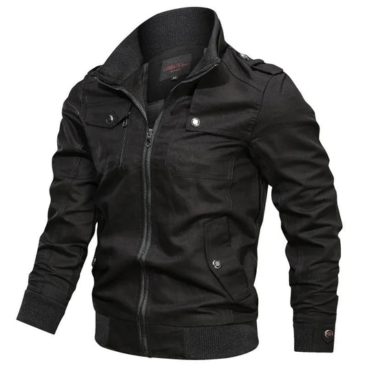 Vince Men's Jacket | Lightweight Polyester, Motorcycle Style 0