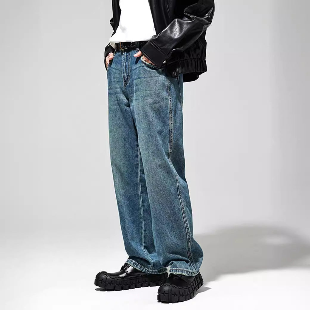 Vito Men's Baggy Jeans | Vintage High Waist with Distressed Effects 4