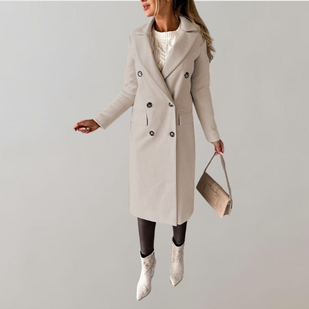 Elegant women's coat made of soft fabric | Timeless and comfortable design