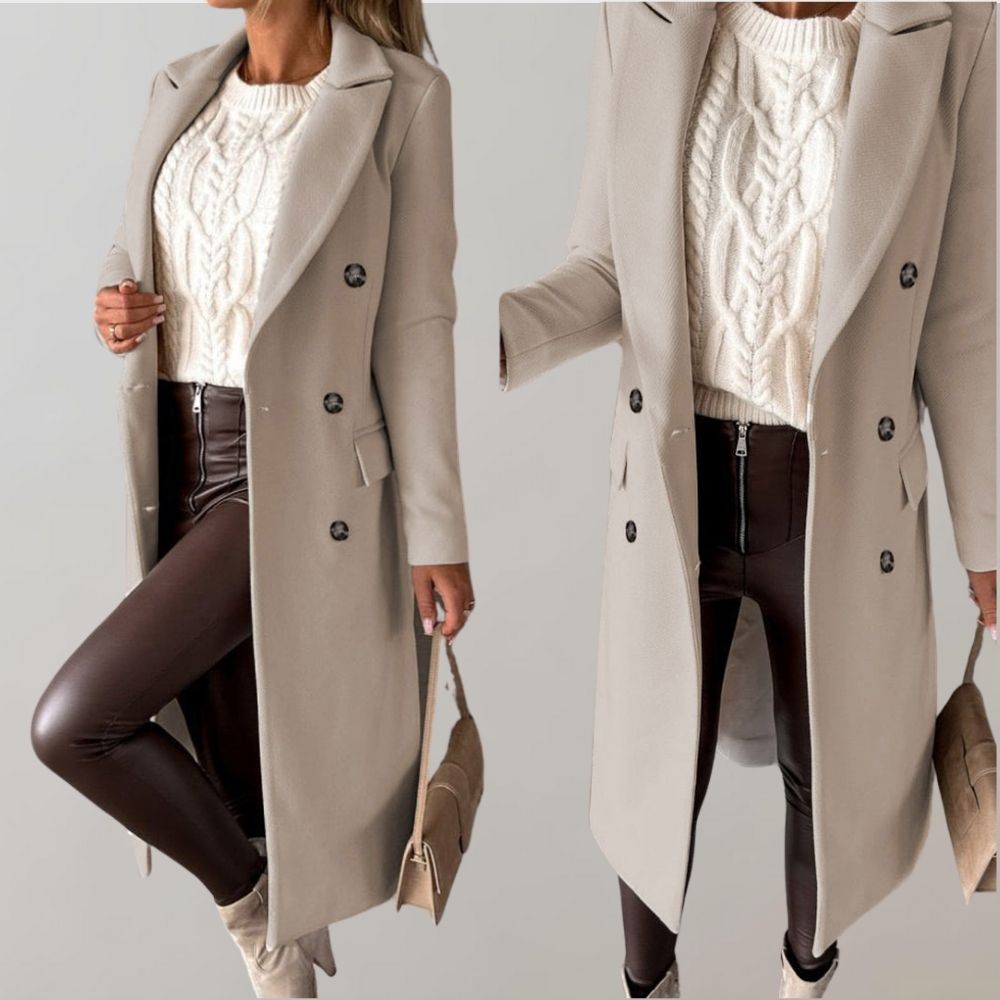 Elegant women's coat made of soft fabric | Timeless and comfortable design