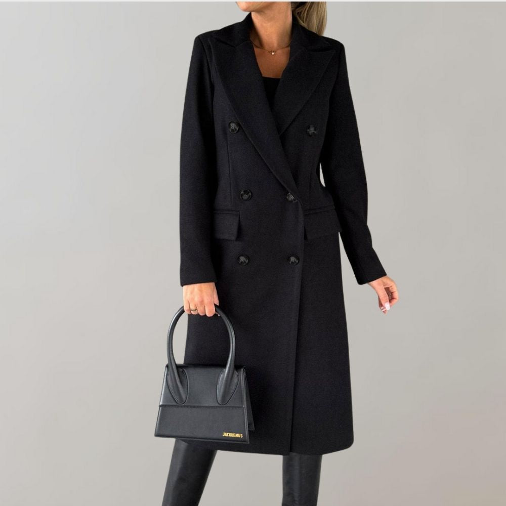 Elegant women's coat made of soft fabric | Timeless and comfortable design