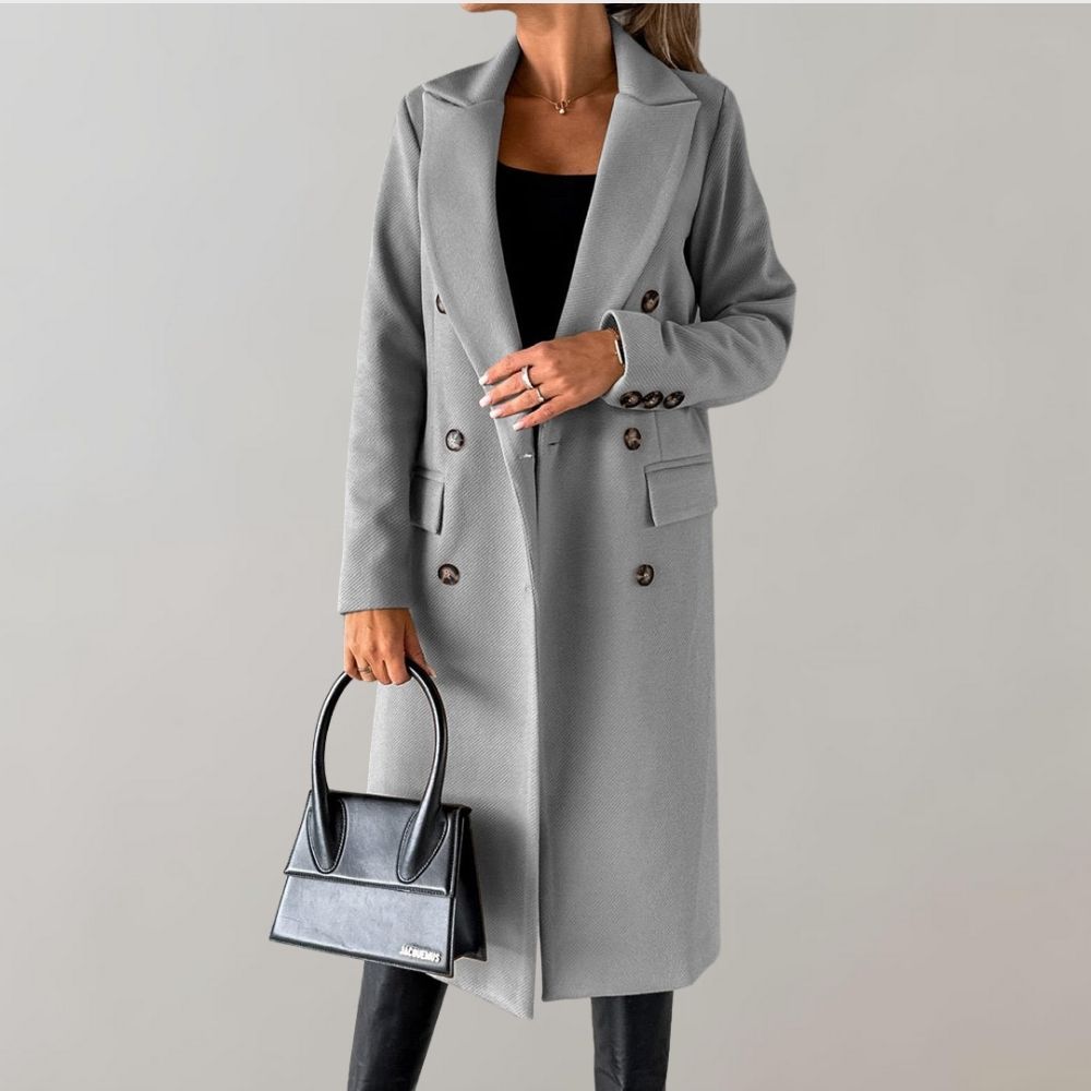 Elegant women's coat made of soft fabric | Timeless and comfortable design