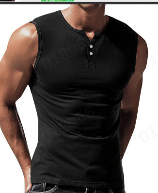 Wade Men's Sleeveless Shirt | Soft Cotton, Casual Style 0