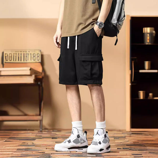 Wavy Men's Cargo Sports Shorts | Relaxed Fit, Versatile 1
