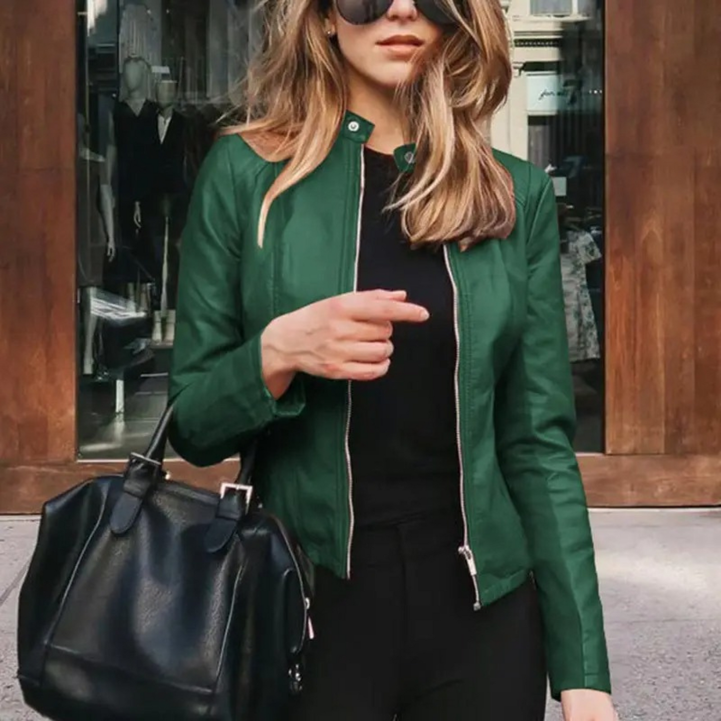 Wendy Ladies Motorcycle Jacket | Faux Leather, Edgy Style