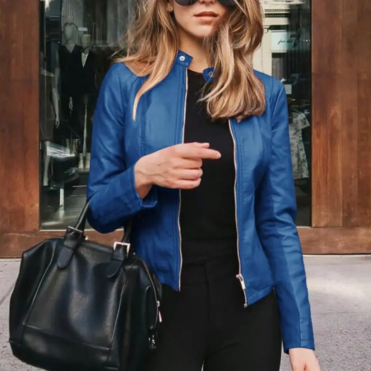 Wendy Ladies Motorcycle Jacket | Faux Leather, Edgy Style