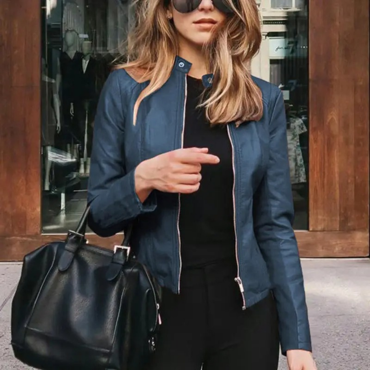 Wendy Ladies Motorcycle Jacket | Faux Leather, Edgy Style
