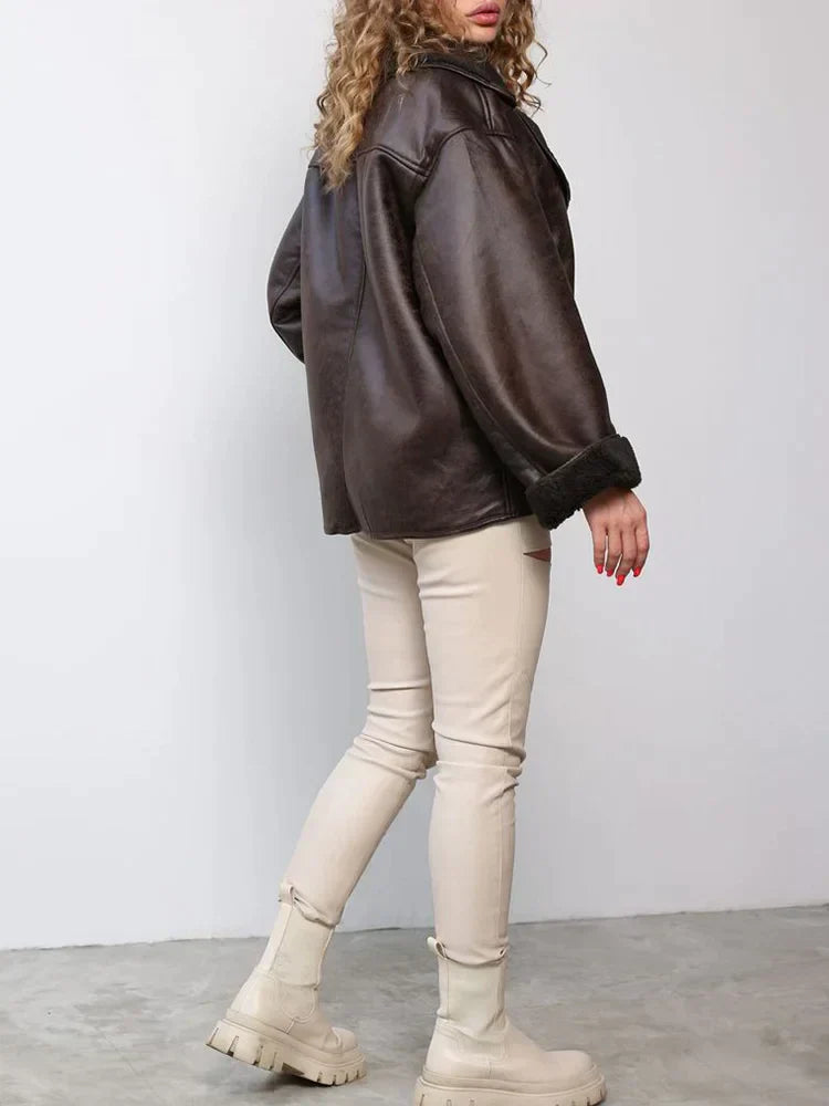 Wendy Women's Vintage Jacket | Premium Leather, Timeless Design