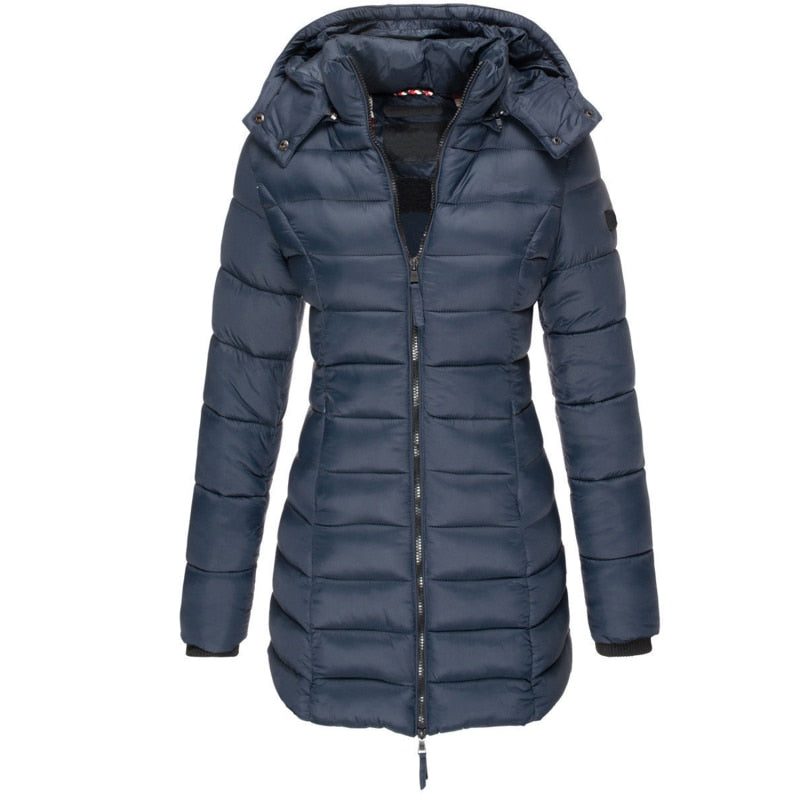 Wendy Women's Winter Jacket | Quilted Polyester with Hood