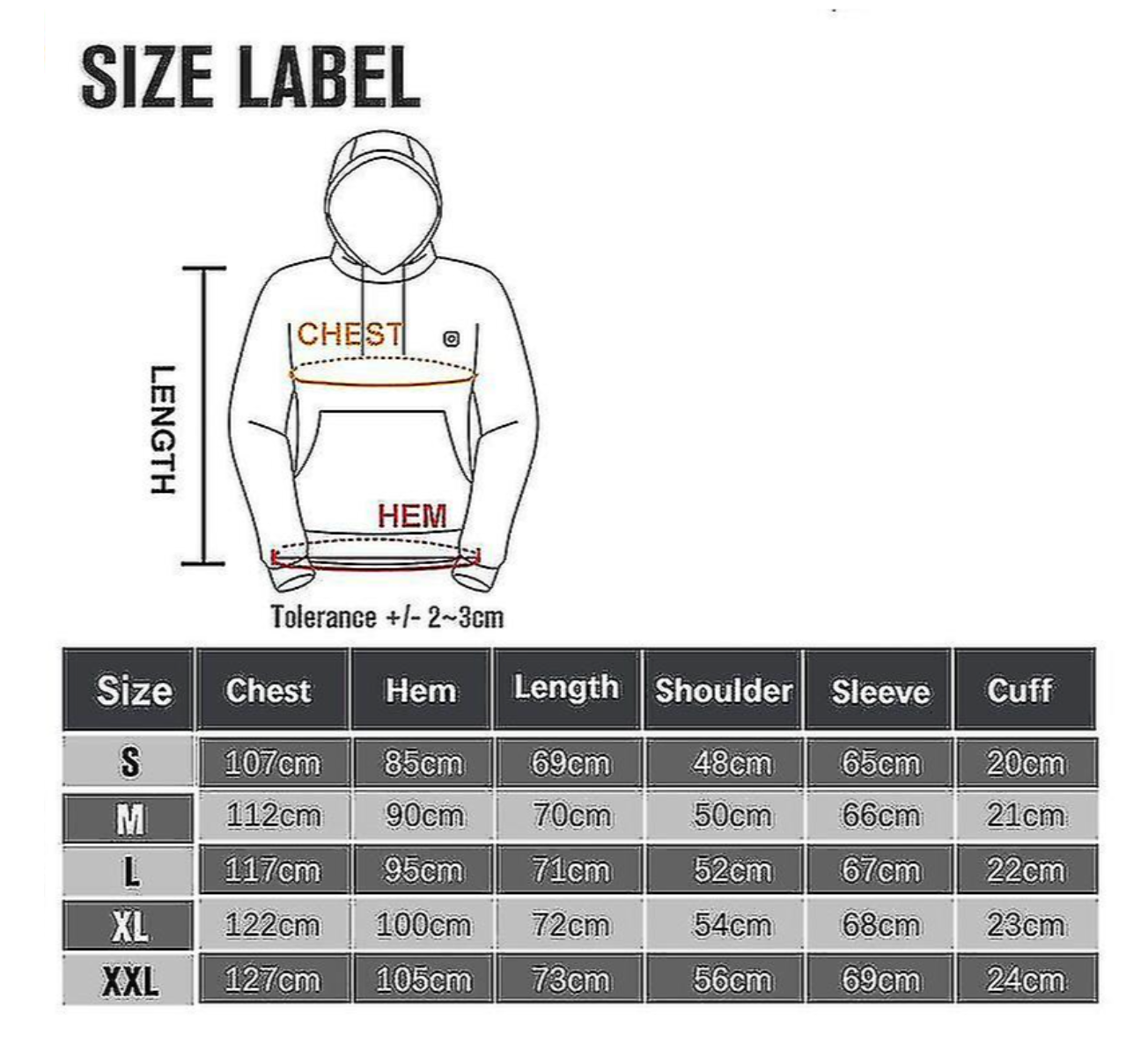 Wendy Unisex Heated Hoodie | USB Electric Heating, Lightweight 3