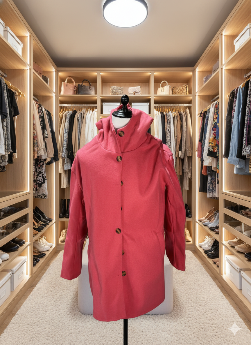 Wendy Women's Elegant Fashion Coat | Lightweight Polyester 3