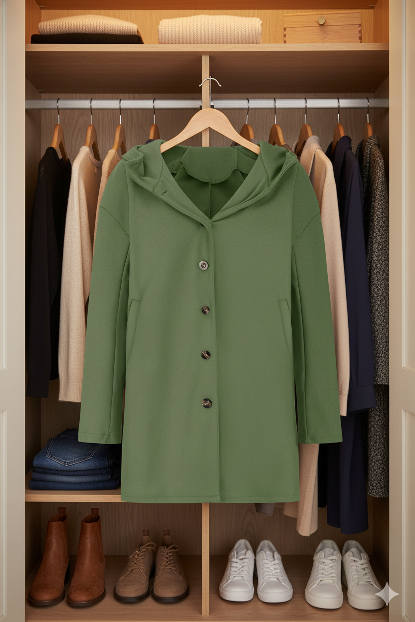 Wendy Women's Elegant Fashion Coat | Lightweight Polyester 5