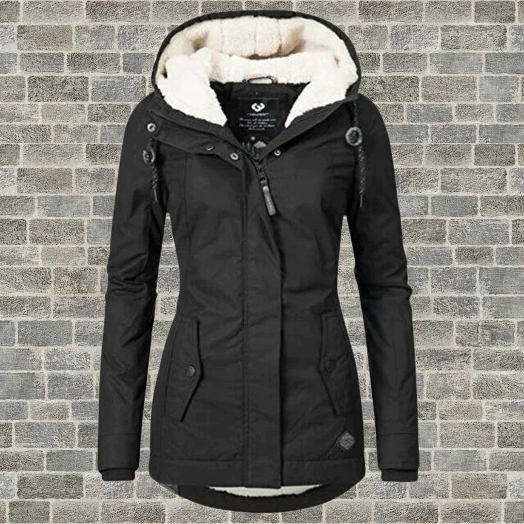 Wendy Women's Hooded Coat | Elegant Warmth for Autumn & Winter 1