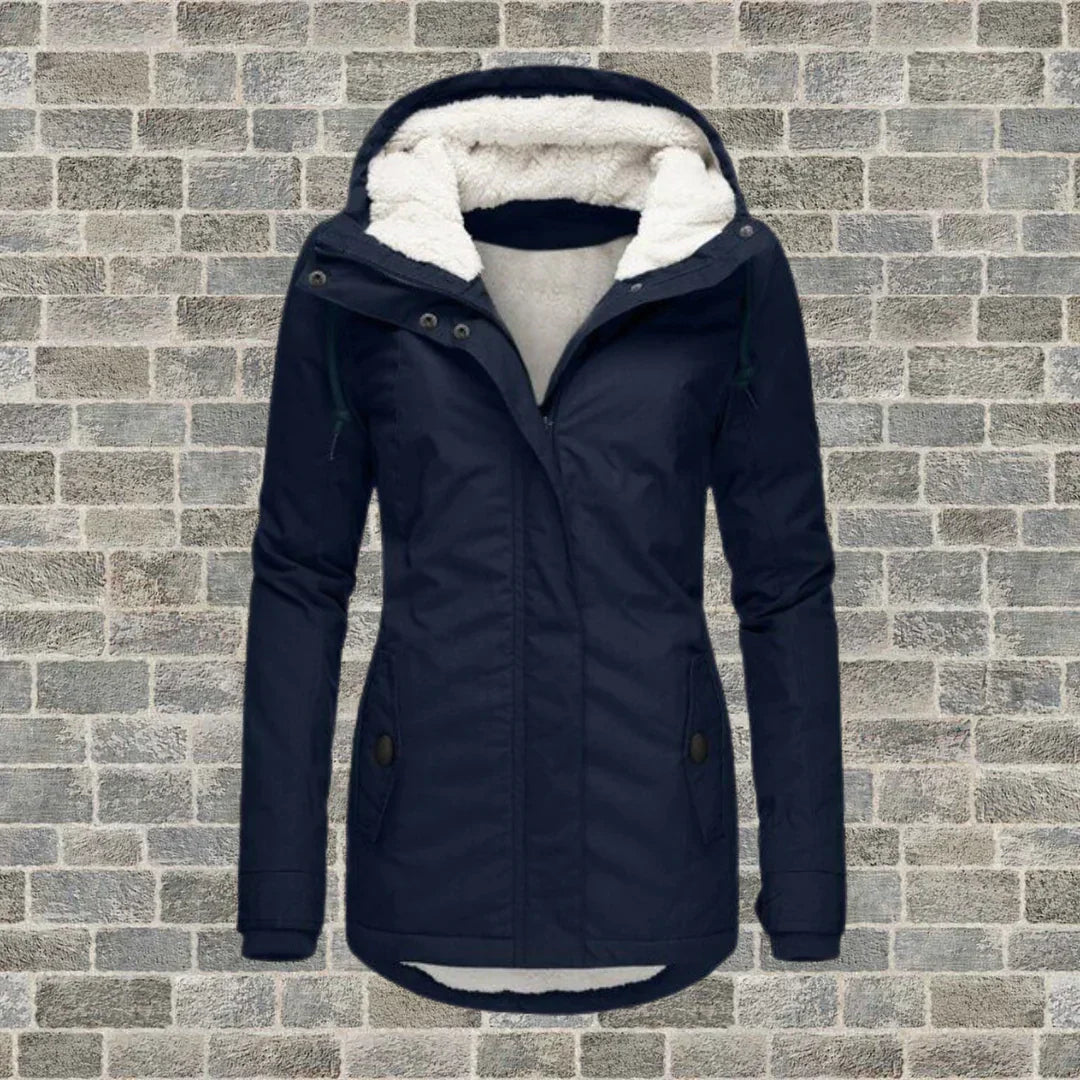 Wendy Women's Hooded Coat | Elegant Warmth for Autumn & Winter 2